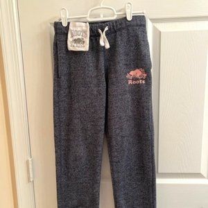 Roots Navy Blue Sweatpants Kids Sz 12